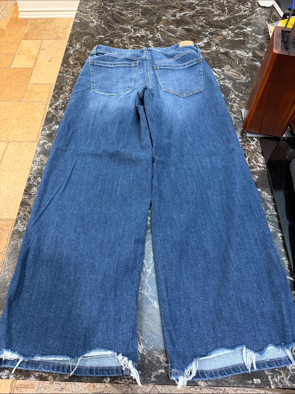 American Eagle, low rise, baggy, wide leg jeans